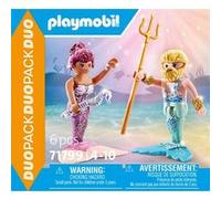 Playmobil Duo Pack 71799 Sirène et Triton avec sceptre et trident