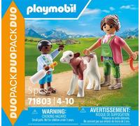 Playmobil Duo Pack 71803 Fermière et enfant avec veau La vie à la ferme Dès 4 ans