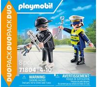 Playmobil Duo Pack 71804 Policier et bandit avec accessoires