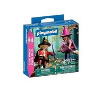 Playmobil Halloween 72023 - Sorcière et sorcier - Duo Pack
