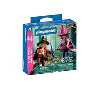 Playmobil DuoPack Witch & Wizard Figures - Magical Role-Play Set with Accessorie