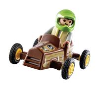 Playmobil Enfant Avec Jeu De Construction De Chariot