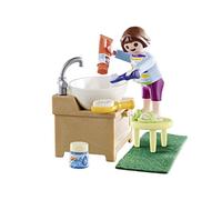 Playmobil Enfant avec lavabo Multicolor 70301