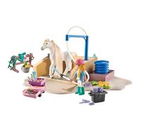 Playmobil Ensemble De Nettoyage Avec Jeu De Construction Isabella Et Lions