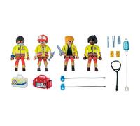 Playmobil 71244 Équipe de secouristes – City Life – 4 personnages – Dès 4 ans