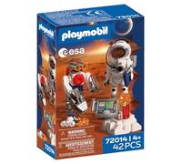 Playmobil Espace Astronaute de l'ESA avec Robot, avec Engin martien, Station d'analyse et 3 échantillons de Roche, Exploration Spatiale, Coffret de Jeu de Haute qualité, À partir de 4 Ans, 72014