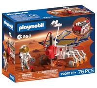 Playmobil Espace Rover d'exploration martienne de l'ESA, Rover Mobile Astronaute avec foreuse et Panneaux solaires, Jeu Spatial de Haute qualité pour Enfants à partir de 4 Ans, 72012