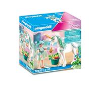 PLAYMOBIL Fairies 70655 Licorne avec fée nourrissante, à partir de 4 Ans