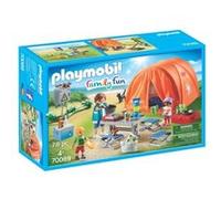 Playmobil Family Fun 70089 Tente et campeurs Multicolore G