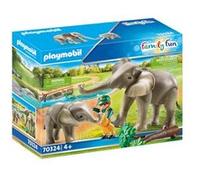 Playmobil Family Fun 70324 Refuge pour éléphants G