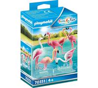 PLAYMOBIL Family Fun 70351 Banc de flamants roses