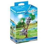 Playmobil Coffre de figurine 70352 – Couple de koalas avec bébé, coloré