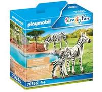 Playmobil Family Fun 70356 Couple de zèbres avec bébé Blanc et Noir G