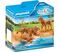 Playmobil Family Fun 70359 2 Tigres avec bébé Multicolore G