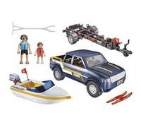 PLAYMOBIL Family Fun 70534 Véhicule tout-terrain et bateau G