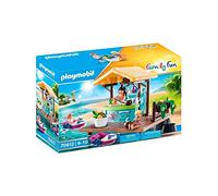PLAYMOBIL Family Fun - Bar flottant et vacanciers, Jouets de construction