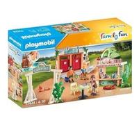 Playmobil Playset Camping 71424 – 3 personnages, cuisine, kiosque, sanitaires, douche – Dès 4 ans