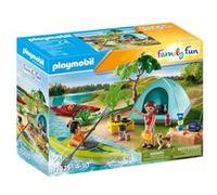 Playmobil Family Fun 71425 La famille et sa tente Multicolore G