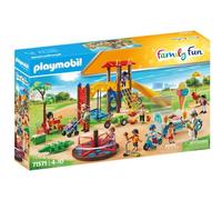 Playmobil Jouet – Grand parc de jeux 71571 avec toboggans
