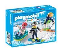 Playmobil Family Fun 9286 Vacanciers aux sports d’hiver Multicolore G