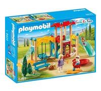 Playmobil Family Fun 9423 Parc de jeu avec toboggan Multicolore C