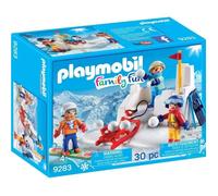 PLAYMOBIL - Family Fun - Enfants avec Boules de Neige - 30 pièces - A partir de 4 ans - Plastique