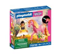 Playmobil Fantasy Magic 72218 Licorne Rose et Fée du Matin Rosée 24 Pièces