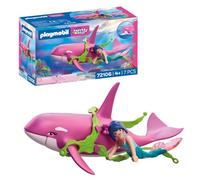 PLAYMOBIL | Fantasy & Magic | Orque avec sirène | Grand Orque avec Bracelet d'algues Portable | Jouet pour Enfants à partir de 4 Ans | 72106