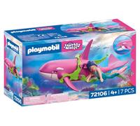 PLAYMOBIL | Fantasy & Magic | Orque avec sirène | Grand Orque avec Bracelet d'algues Portable | Jouet pour Enfants à partir de 4 Ans | 72106
