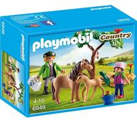 PLAYMOBIL Ferme des poneys - Vétérinaire avec poney (6949), PLAYMOBIL
