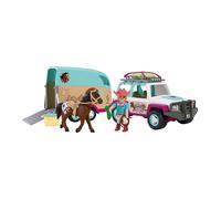 Playmobil Figure Jeep Horse Trailer