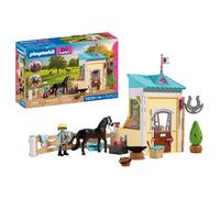 Playmobil | I Love Horses | Petite écurie avec maréchal-ferrant | Box pour Cheval avec Forge Lumineuse, Outils et Accessoires de Soin | pour Enfants à partir de 4 Ans | 72131