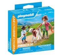 Playmobil Duo Pack 71803 Fermière et enfant avec veau La vie à la ferme Dès 4 ans