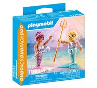 Playmobil Duo Pack 71799 Sirène et Triton avec sceptre et trident