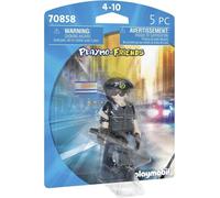 PLAYMOBIL Figurine Policier Friends Set Accessoires Bébés Enfants Jouets Amusants 70858