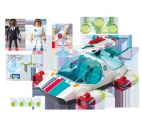 PLAYMOBIL FulguriX avec l'agent Gene