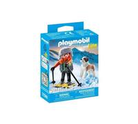 PLAYMOBIL GARÇON en Raquette + St Bernard PLL71741