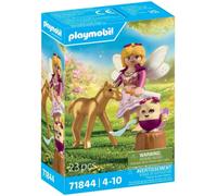 Playmobil Golden Unicorn Foal with Fairy - Magical Fantasy Figure Set with Acces