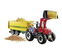 Playmobil Grand Tracteur avec remorque