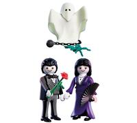 Playmobil | Halloween | Set de Figurines | Figurines effrayantes avec Motifs d’Halloween et Accessoires| pour Enfants dès 4 Ans | 210535