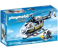 Playmobil Hélicoptère 9363 – Policiers d'élite – Coloré