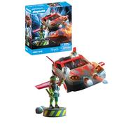 Playmobil Véhicule multifonctionnel Heroes 71832 – avec fonction de tir et figurine, dès 4 ans