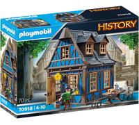 Playmobil History 70958 - Maison Bleue À Colombages