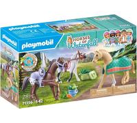 PLAYMOBIL Horses of Waterfall 71356 3 chevaux : Morgan, Quarter Horse & Arabe Shagya