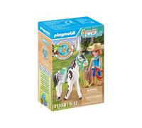 PLAYMOBIL Horses of Waterfall 71358 Ellie & Sawdust avec exercice western