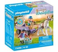 Playmobil Jeu 71496 Enfants avec calèche et poney – Horses of Waterfall – Dès 4 ans