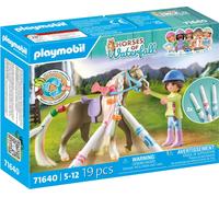 PLAYMOBIL Horses of Waterfall 71640 Set créatif avec cheval et crayons, comprenant une figurine, un cheval et TROIS crayons Crayola, jouet artistique pour enfants à partir de 5 ans