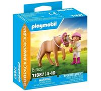 Playmobil Horses of Waterfall 71887 - Enfant avec cheval - Duo Pack
