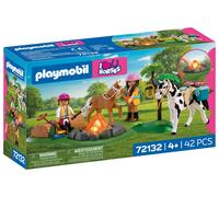 PLAYMOBIL I love horses 72132 Balade à cheval et feu de camp