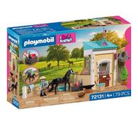 Playmobil I Love Horses / J'adore les chevaux 72131 - Petite écurie avec un maréchal-ferrant